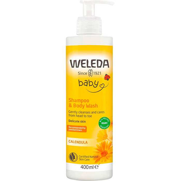 Weleda Calendula Shampoo & Body Wash Baby 400ml