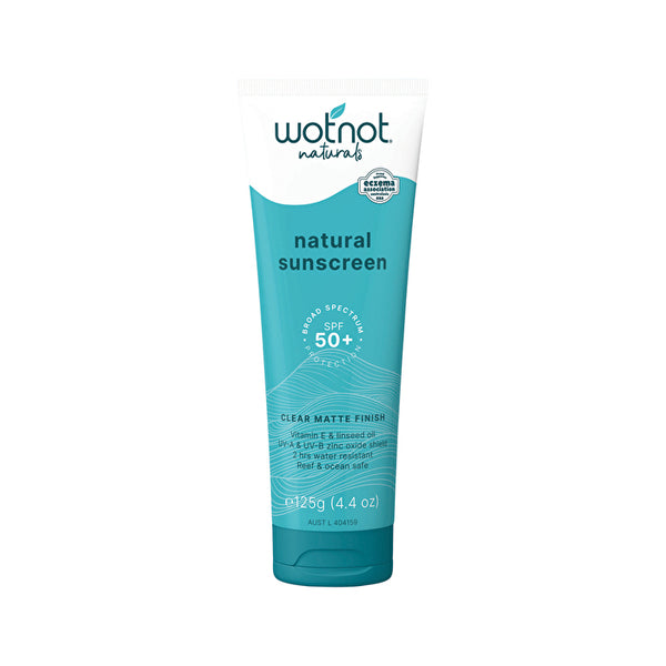 Wotnot Naturals Natural Sunscreen SPF 50+ 125g