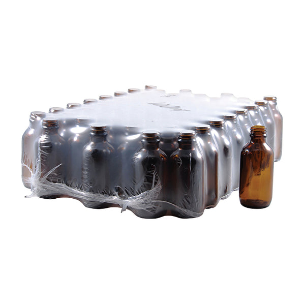 Dispensary & Clinic Items Bottle Glass Amber (24mm neck diameter) x 60 Tray 100ml