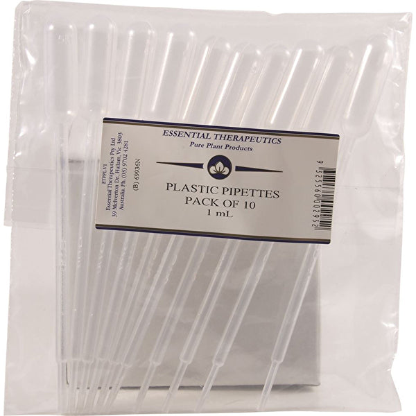 Dispensary & Clinic Items Essential Therapeutics Pipettes Plastic 1ml x 10 Pack