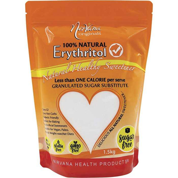 Nirvana Originals Erythritol 100% Natural 1.5kg