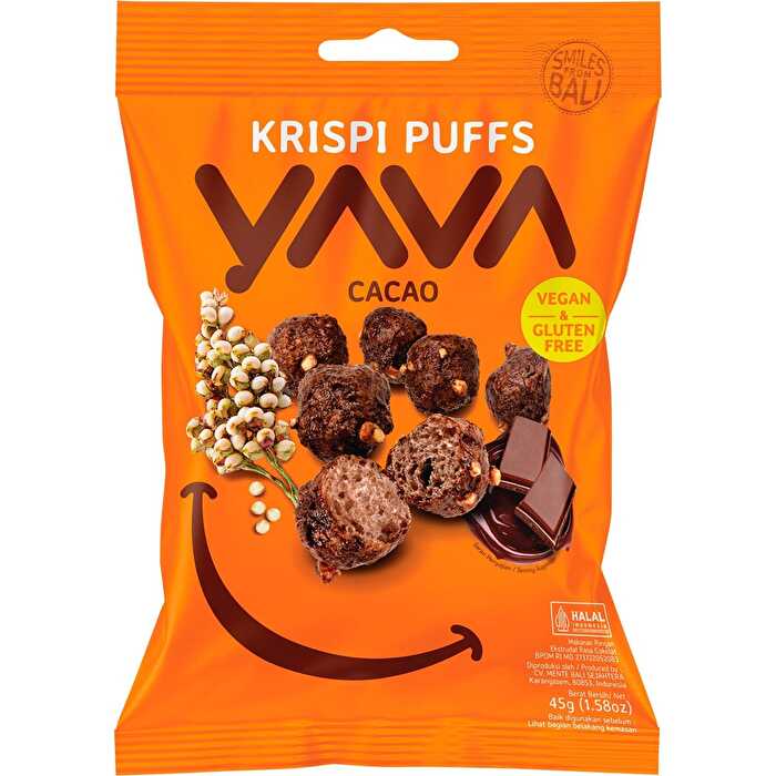 Yava Krispi Puffs Cacao 45g