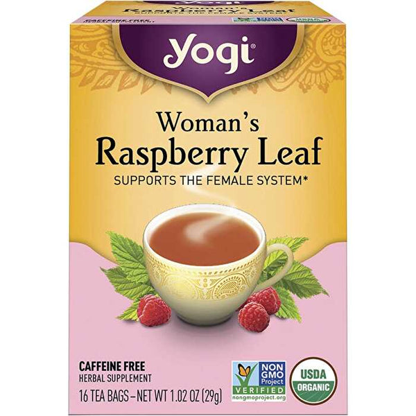 Yogi Tea Herbal Tea Bags Woman's Raspberry Leaf 16pk