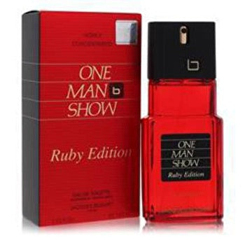 Jacques Bogart One Man Show for Men EDT Spray Ruby Edition 3.33oz