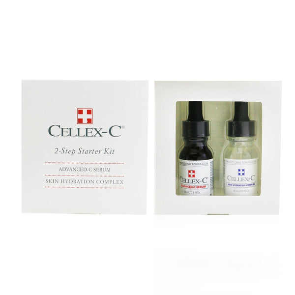 Cellex-C Advanced-C Serum 2 Step Starter Kit: Advanced-C Serum + Skin Hydration Complex  2x15ml/0.5oz
