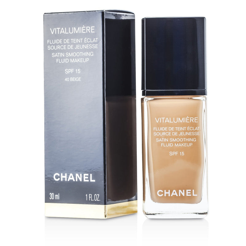 Chanel Vitalumiere Fluide Makeup SPF 15 - # 45 Rose 1 oz Makeup