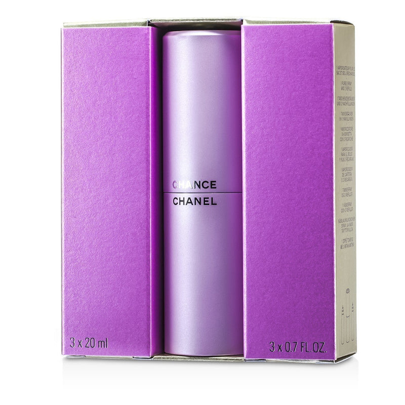 Chanel Chance Twist & Spray Eau De Toilette  3x20ml/0.7oz