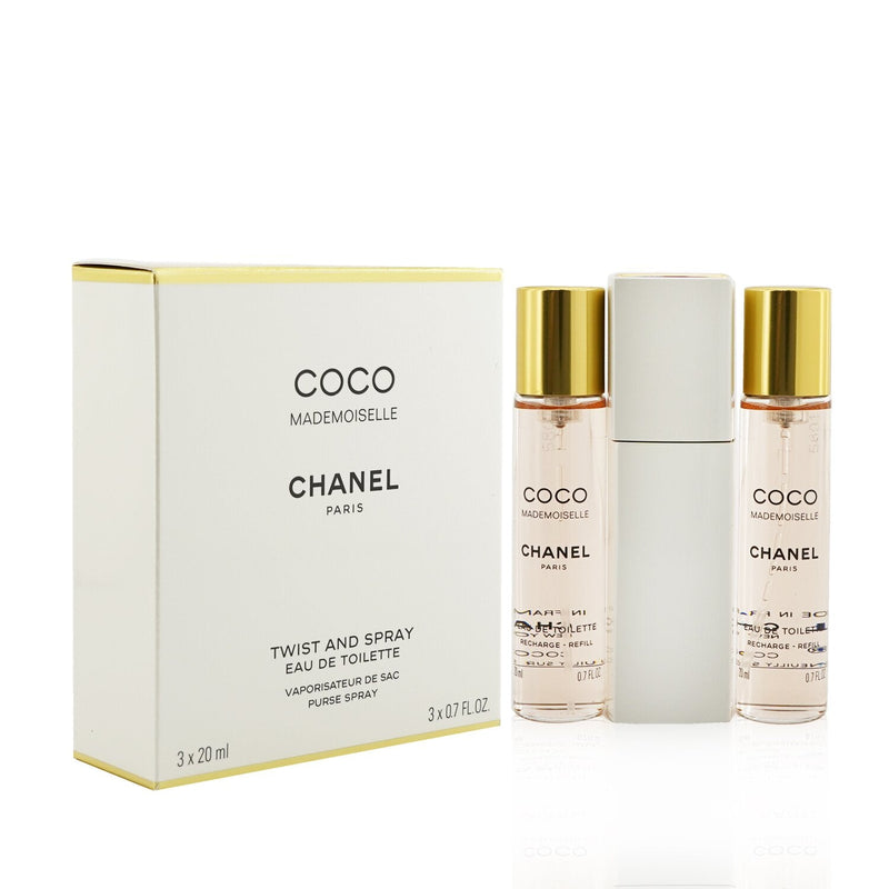 Chanel Coco Mademoiselle Twist & Spray Eau De Toilette 3x20ml/0.7oz – Fresh  Beauty Co. USA