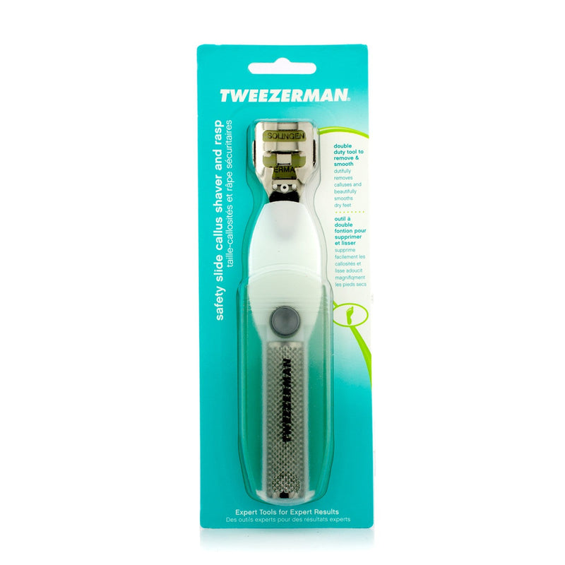 Tweezerman Safety Slide Callus Shaver/ Rasp - White 