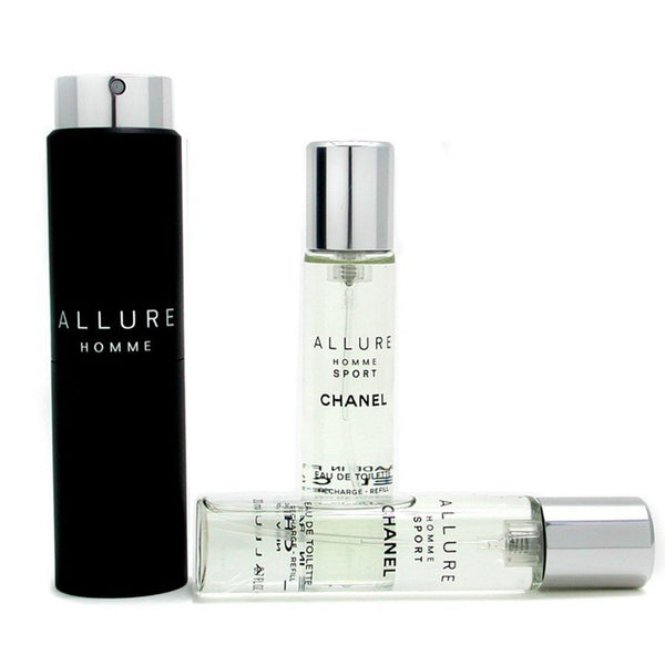 Chanel Allure Homme Sport Eau De Toilette Travel Spray (With Two Refills) 