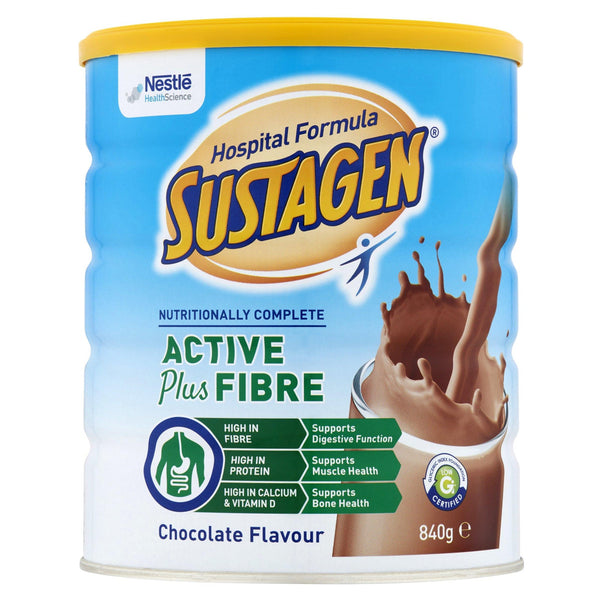 Sustagen Hospital Formula +Fibre Chocolate 840g