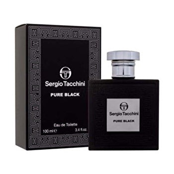 Sergio Tacchini Pure Black EDT Spray - New Boxed and Sealed - Free P&P - UK 100ml