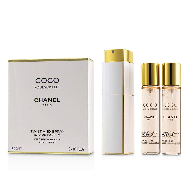 Chanel Coco Mademoiselle Twist & Spray Eau De Parfum 3x20ml/0.7oz – Fresh  Beauty Co. USA