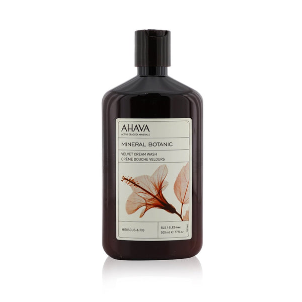 Ahava Mineral Botanic Velvet Cream Wash - Hibiscus & Fig (Very Dry Skin)  500ml/17oz