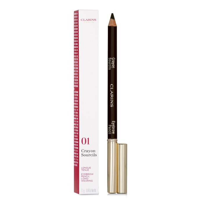 Clarins Eyebrow Pencil - #01 Dark Brown 1.3g/0.045oz