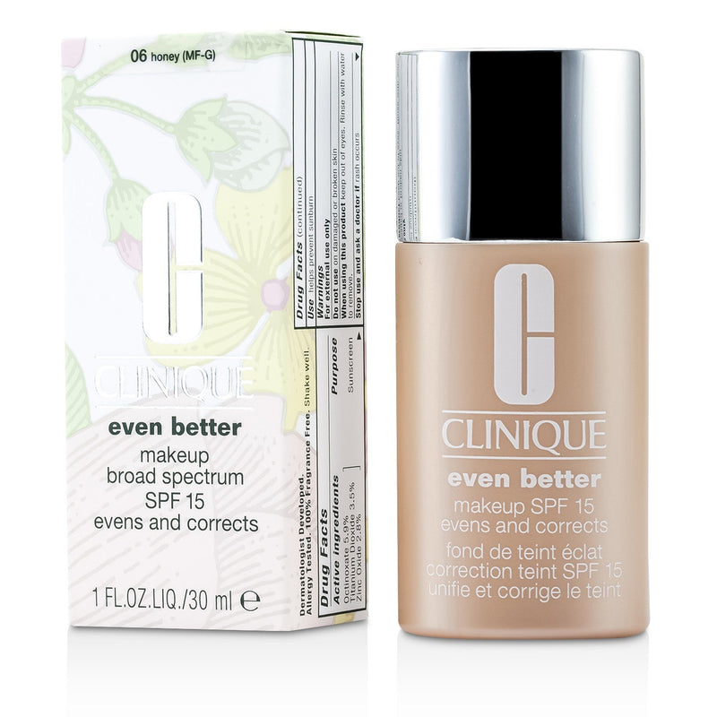 Clinique Even Better Makeup SPF15 (Dry Combination to Combination Oily) - No. 06/ CN58 Honey  30ml/1oz