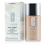 Clinique Even Better Makeup SPF15 (Dry Combination to Combination Oily) - No. 01/ CN10 Alabaster  30ml/1oz