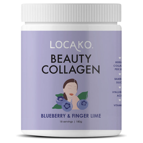 Locako Beauty Collagen Blueberry and Fingerlime 180g