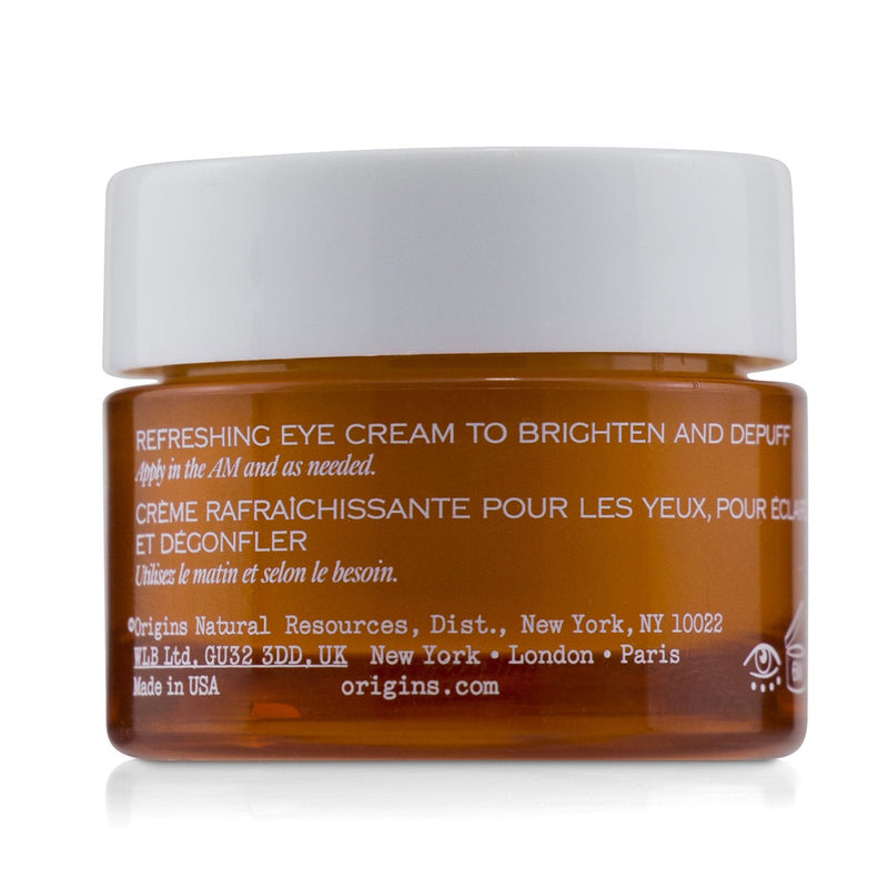 Origins GinZing Refreshing Eye Cream To Brighten and Depuff 