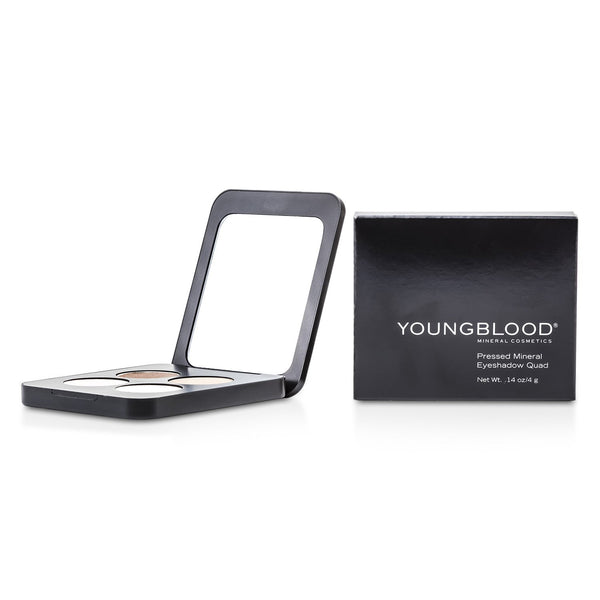 Youngblood Pressed Mineral Eyeshadow Quad - Shanghai Nights