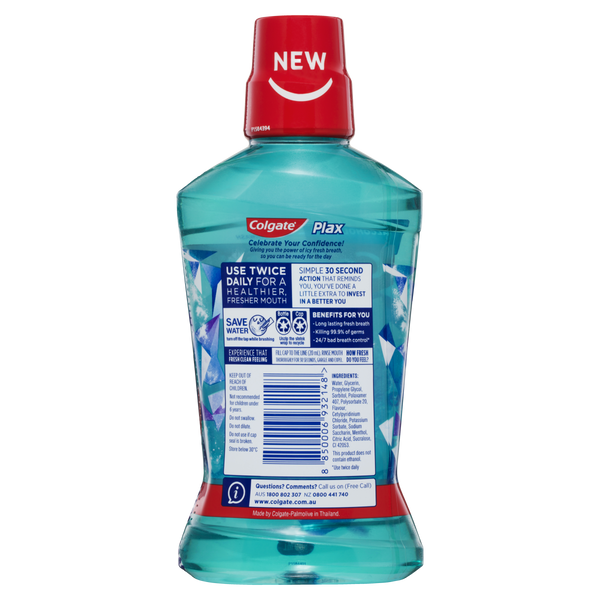 Colgate Mouthwash Plax Ice Cool Mint 500ml