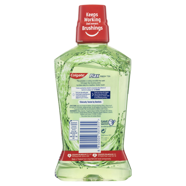 Colgate Mouthwash Plax Fresh Tea 500ml