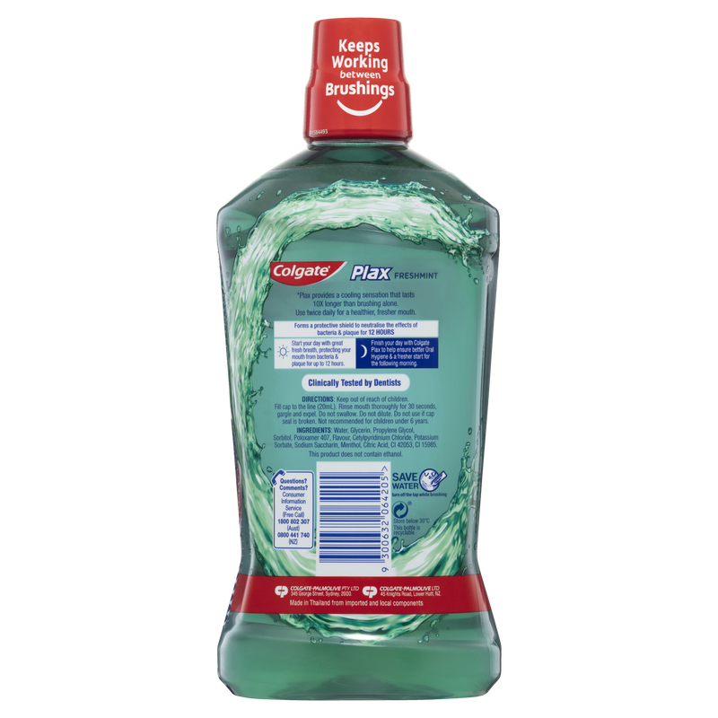 Colgate Mouthwash Plax Freshmint 1L