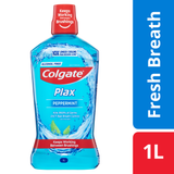 Colgate Mouthwash Plax Peppermint 1L