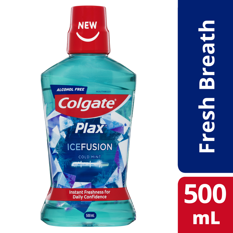 Colgate Mouthwash Plax Ice Cool Mint 500ml