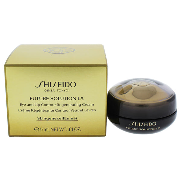 Shiseido Future Solution LX Eye and Lip Contour Regenerating Cream by Shiseido for Unisex - 0.61 oz Cream
