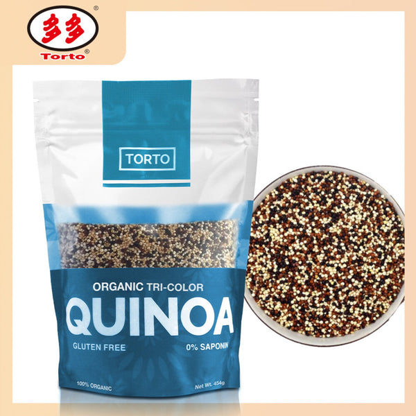 Torto Organic Tri-Color Quinoa - 454g