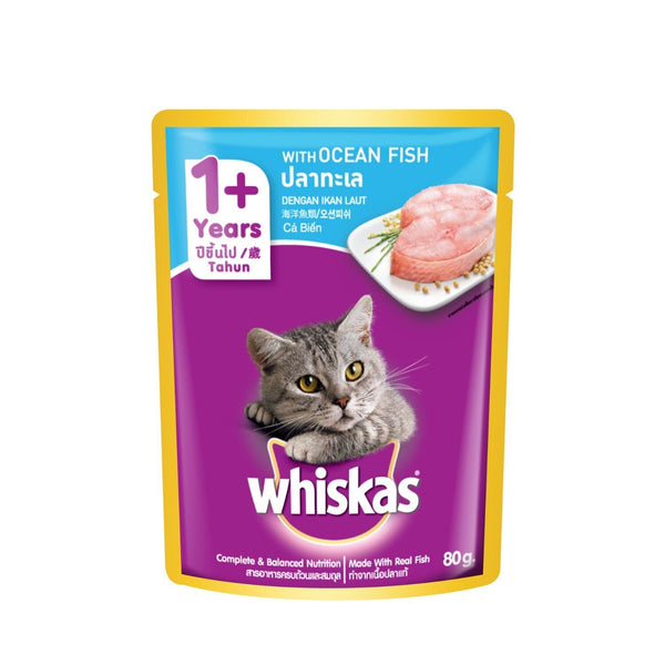 MARS Whiskas - POUCH Ocean Fish Flavor 80G
