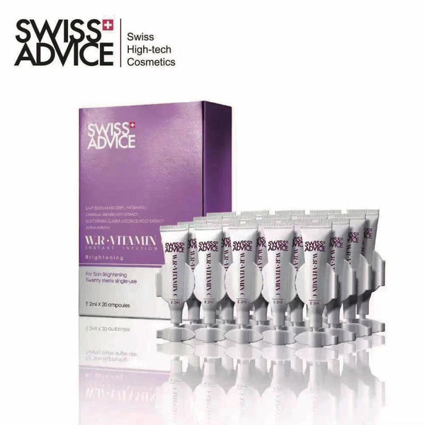 Swiss Advice Swiss Advice - W.R. ? Vitamin C Instant Infusion Serum  (Whitening, Exfolianes, Brightening) (e2ml 1 stick, 1 box 20 sticks) SA008  Fixed Size