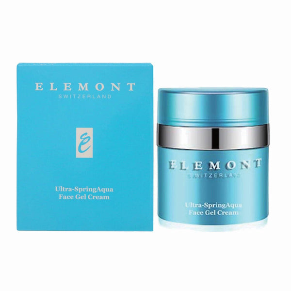 ELEMONT ELEMONT - Ultra-Spring Aqua Face Gel-Cream (Moisturising, Rejuvenating, Soothing, Anti-Wrinkle Aging, Hydrating) (e50ml) E808