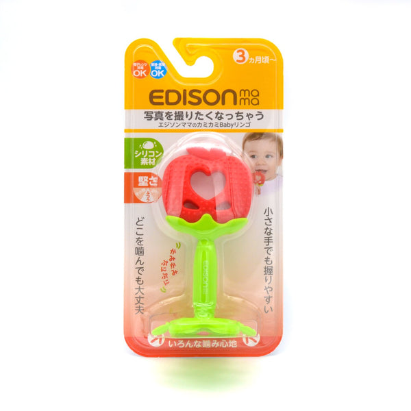 Edison mama KJC EDISON mama Baby Fun Apple Teether (3m+)  Fixed Size