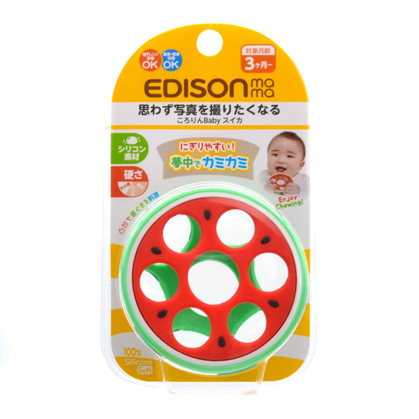 Edison mama KJC EDISON mama Baby Fun Semi-circular Watermelon Teether (3m+)  Fixed Size