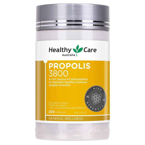 Healthy Care Healthy Care Propolis 3800mg 200Capsules  Fixed Size