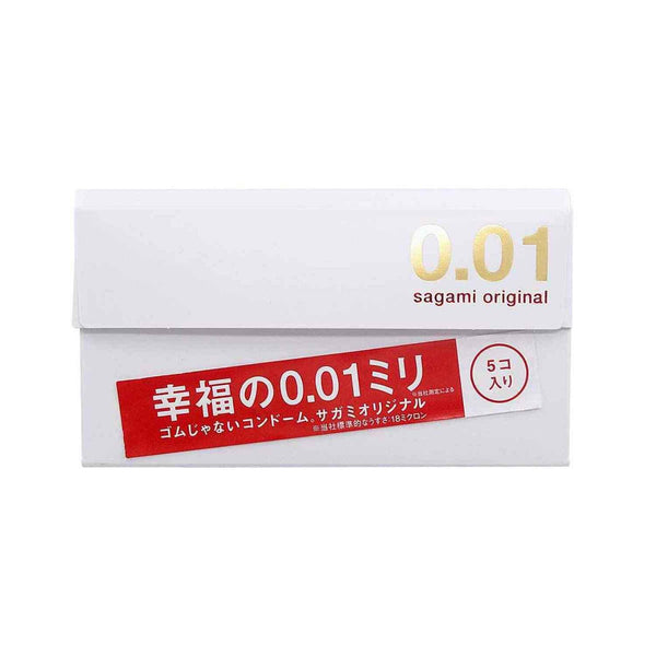 Sagami Sagami Original 0.01 5's Pack PU Condom  Fixed Size