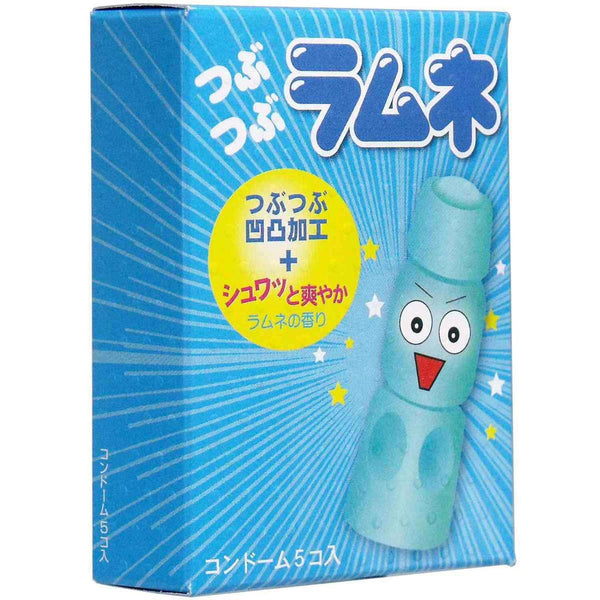 Sagami Sagami Studded Lemonade 5's Pack Latex Condom  Fixed Size