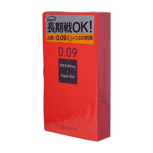Sagami Sagami 0.09 Dots 10's Pack Latex Condom  Fixed Size
