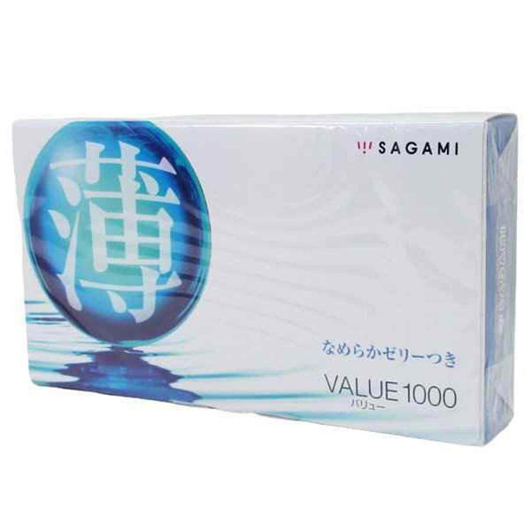 Sagami Sagami Value 1000 12's Pack Latex Condom  Fixed Size