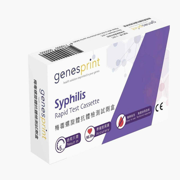 GenesPrint GenesPrint Syphilis Rapid Test Cassette  Fixed Size