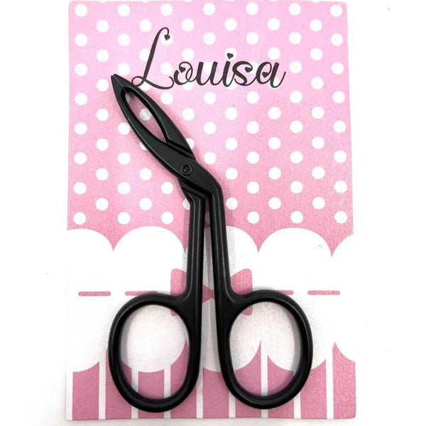 LOUISA LOUISA Professional Eyebrow Pliers (Black)  Fixed Size
