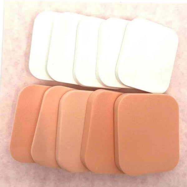 LOUISA LOUISA Makeup sponge 10pcs special set (Random Color)(rectangular shape)  Fixed Size