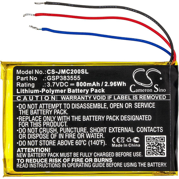 JBL CS-JMC200SL - replacement battery for JBL  Fixed size