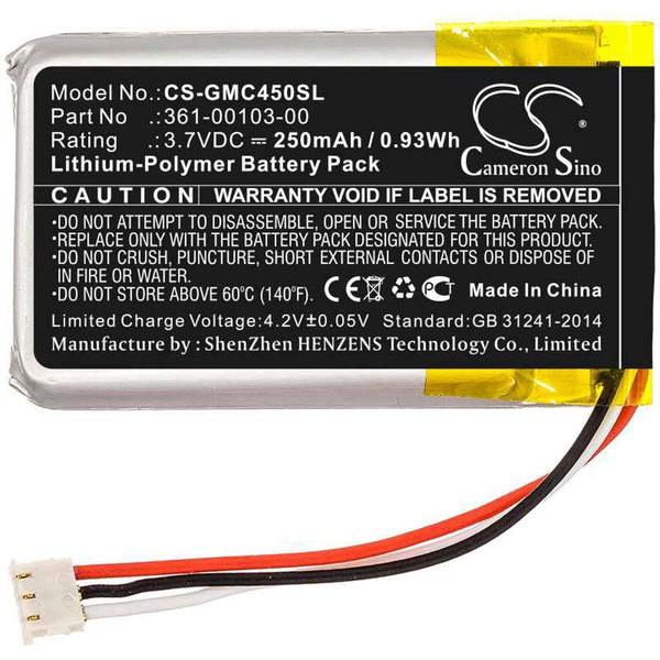 Garmin CS-GMC450SL - replacement battery for Garmin  Fixed size