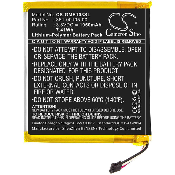 Garmin CS-GME103SL - replacement battery for Garmin  Fixed size