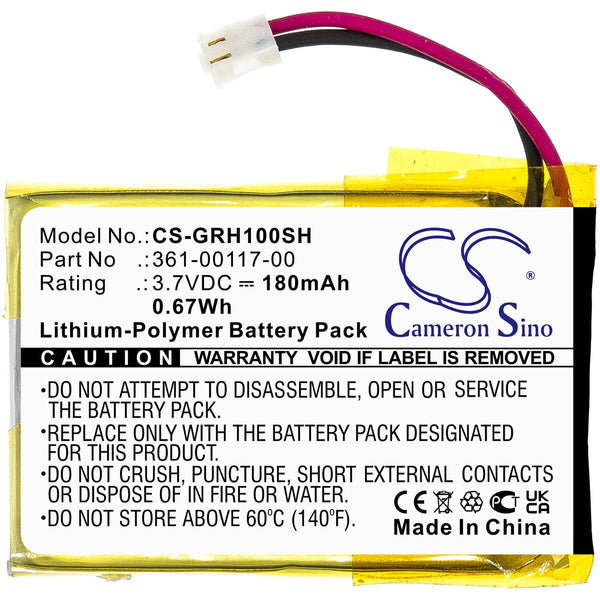 Garmin CS-GRH100SH - replacement battery for Garmin  Fixed size
