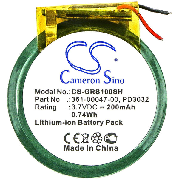Garmin CS-GRS100SH - replacement battery for Garmin  Fixed size