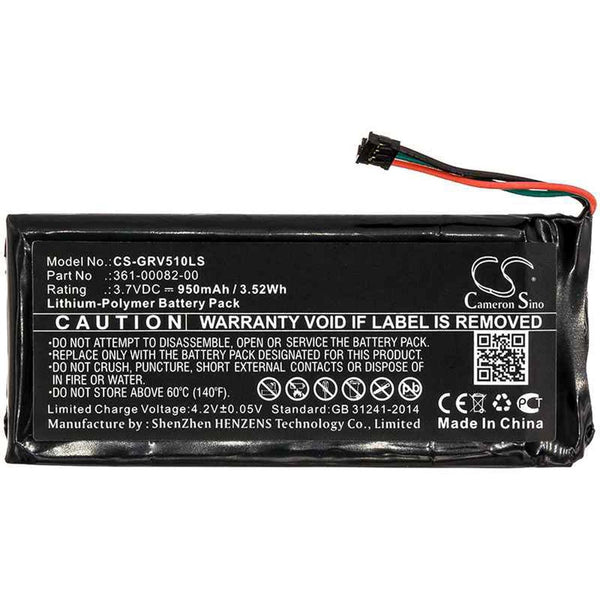 Garmin CS-GRV510LS - replacement battery for Garmin  Fixed size